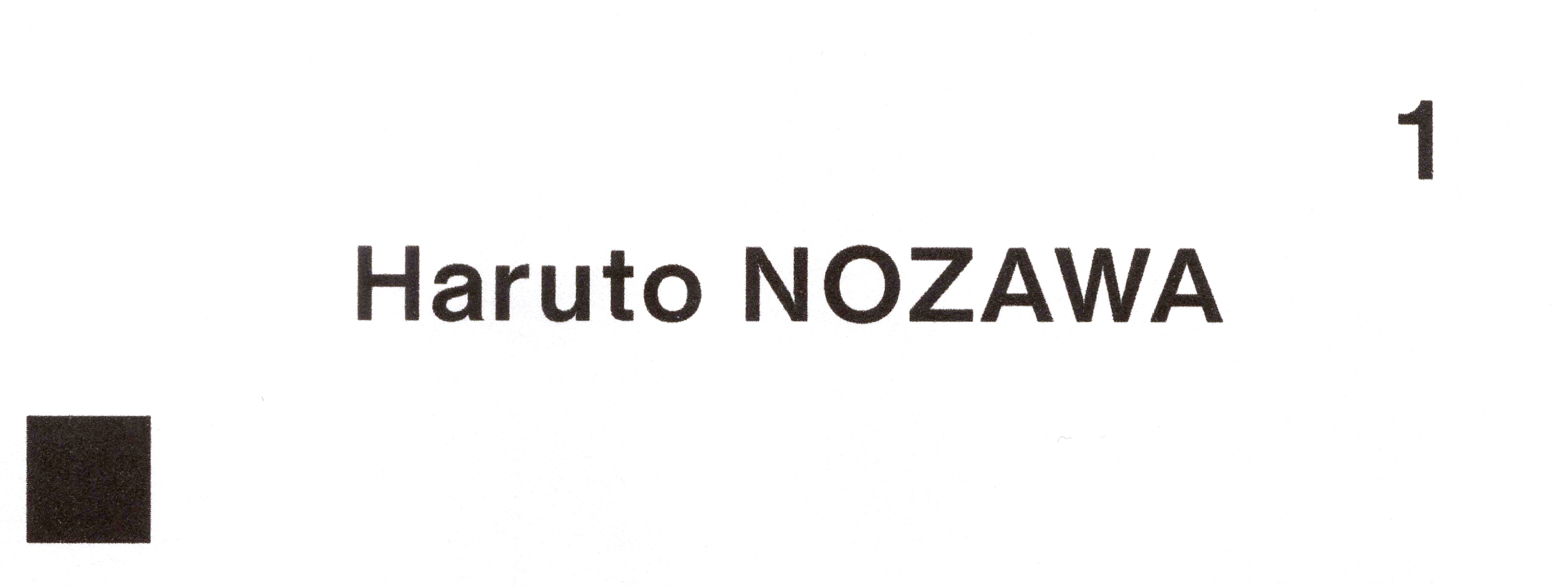 Haruto NOZAWA